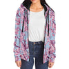 Cherry Blossom Sherpa Hoodie - Vaporwave Clothing - Aesthetic Clothing
