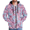 Cherry Blossom Sherpa Hoodie - Vaporwave Clothing - Aesthetic Clothing