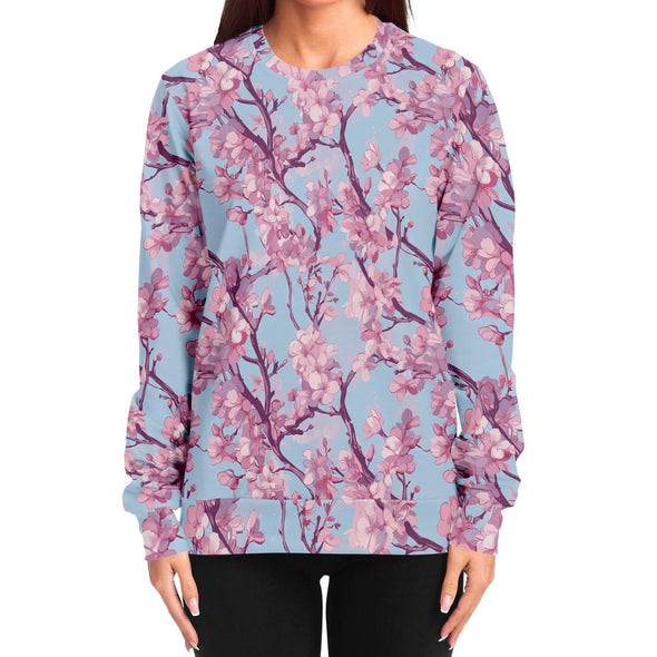 Cherry Blossom Sweatshirt - Vaporwave Clothing - Aesthetic Clothing
