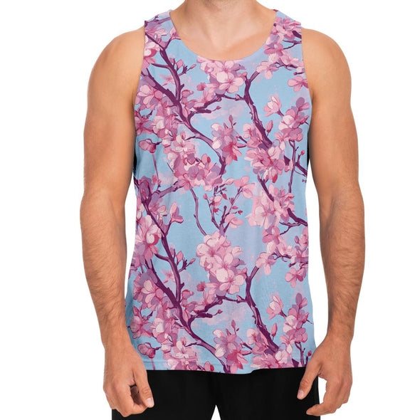 Cherry Blossom Tank Top - Vaporwave Clothing - Aesthetic Clothing