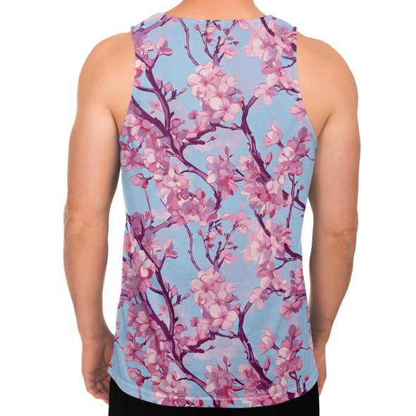 Cherry Blossom Tank Top - Vaporwave Clothing - Aesthetic Clothing