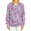 Cherry Blossom Varsity Jacket - Vaporwave Clothing - Aesthetic Clothing