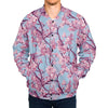 Cherry Blossom Varsity Jacket - Vaporwave Clothing - Aesthetic Clothing
