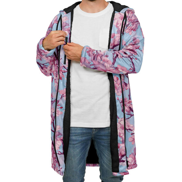Cherry Blossom Zip Cloak - Vaporwave Clothing - Aesthetic Clothing