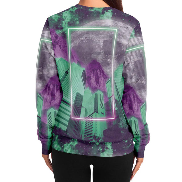 City of Radiance Sweatshirt - Vaporwave Clothing - Aesthetic Clothing