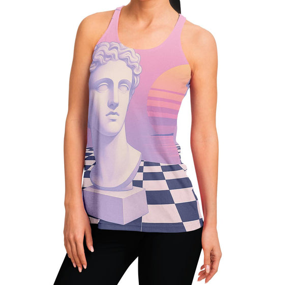 Corinthian Racerback Tank Top - Vaporwave Clothing - Aesthetic Clothing