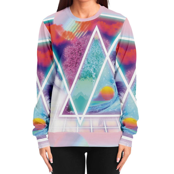 Dimensions Collide Sweatshirt - Vaporwave Clothing - Aesthetic Clothing