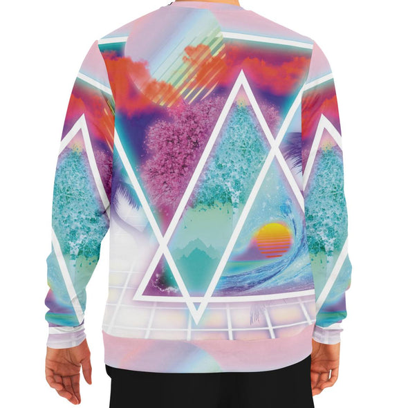 Dimensions Collide Sweatshirt - Vaporwave Clothing - Aesthetic Clothing
