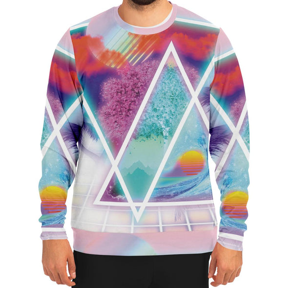 Dimensions Collide Sweatshirt - Vaporwave Clothing - Aesthetic Clothing