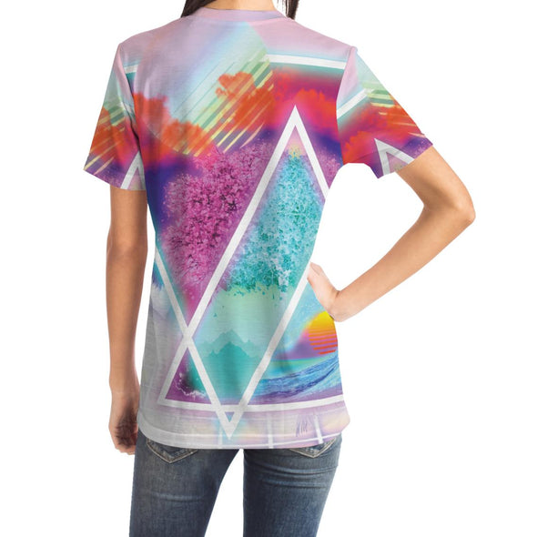 Dimensions Collide Tee - Vaporwave Clothing - Aesthetic Clothing