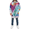 Dimensions Collide Zip Cloak - Vaporwave Clothing - Aesthetic Clothing