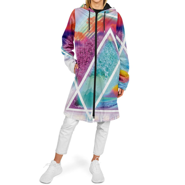 Dimensions Collide Zip Cloak - Vaporwave Clothing - Aesthetic Clothing