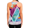 Dimensions Collide Racerback Tank Top - Vaporwave Clothing - Aesthetic Clothing