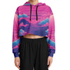 Duskwave Cropped Hoodie - Vaporwave Clothing - Aesthetic Clothing