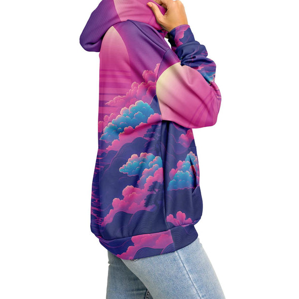 Duskwave Heavy Hoodie - Vaporwave Clothing - Aesthetic Clothing