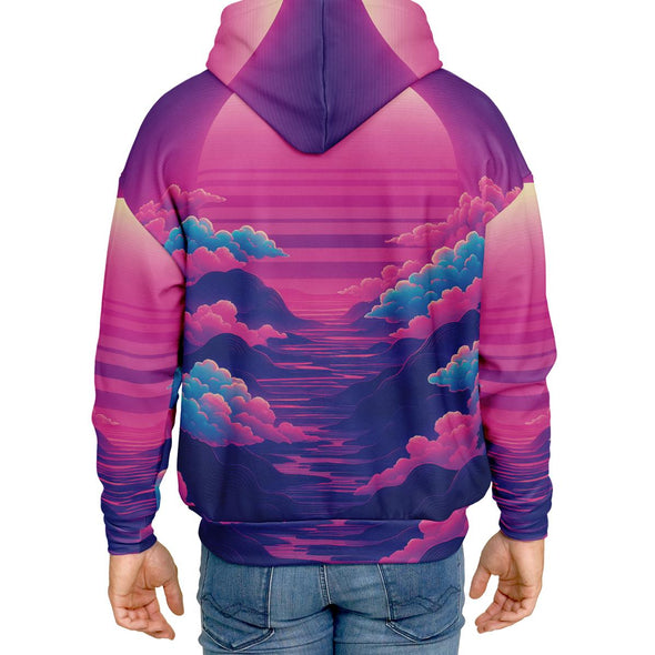 Duskwave Heavy Hoodie - Vaporwave Clothing - Aesthetic Clothing