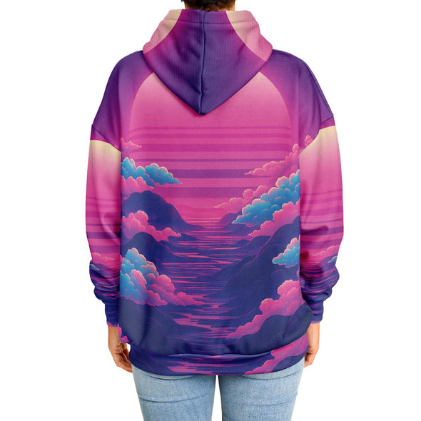 Duskwave Heavy Hoodie - Vaporwave Clothing - Aesthetic Clothing