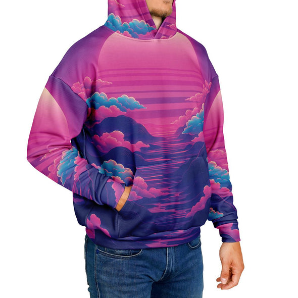 Duskwave Heavy Hoodie - Vaporwave Clothing - Aesthetic Clothing
