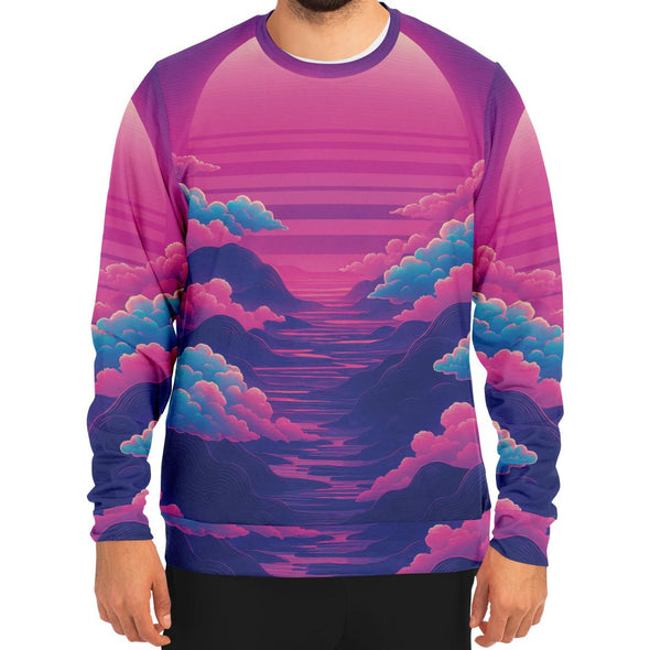 Duskwave Sweatshirt - Vaporwave Clothing - Aesthetic Clothing