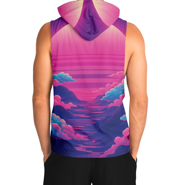 Duskwave Tank Hoodie - Vaporwave Clothing - Aesthetic Clothing