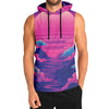 Duskwave Tank Hoodie - Vaporwave Clothing - Aesthetic Clothing