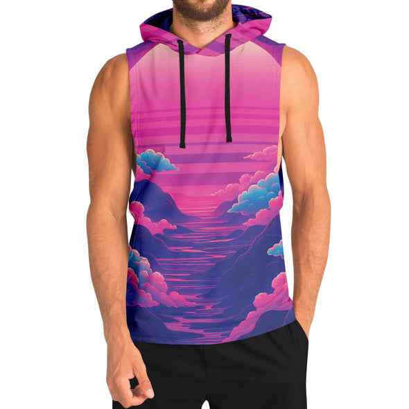 Duskwave Tank Hoodie - Vaporwave Clothing - Aesthetic Clothing
