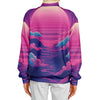Duskwave Varsity Jacket - Vaporwave Clothing - Aesthetic Clothing