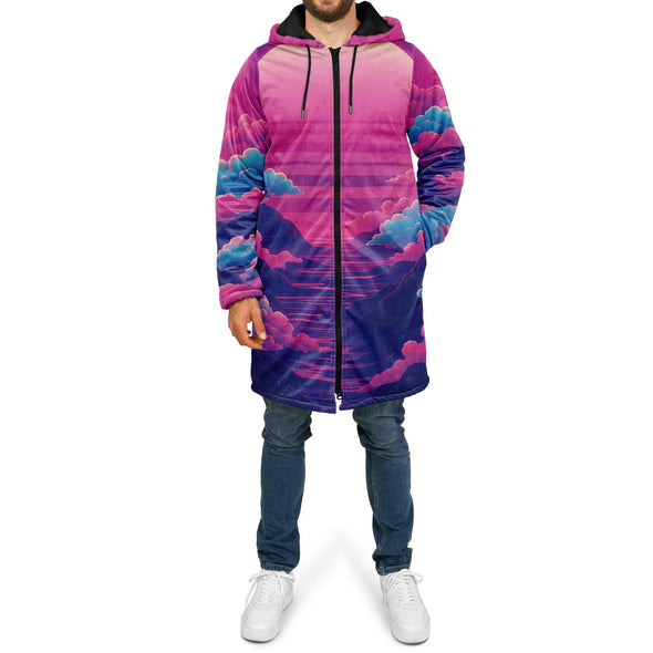 Duskwave Zip Cloak - Vaporwave Clothing - Aesthetic Clothing