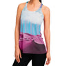 Electric Desert Racerback Tank Top - Vaporwave Clothing - Aesthetic Clothing