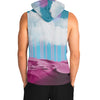 Electric Desert Tank Hoodie - Vaporwave Clothing - Aesthetic Clothing