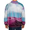 Electric Desert Varsity Jacket - Vaporwave Clothing - Aesthetic Clothing