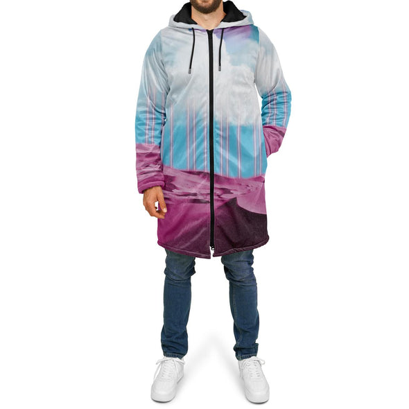 Electric Desert Zip Cloak - Vaporwave Clothing - Aesthetic Clothing