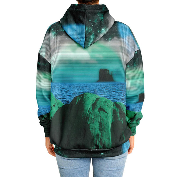 Emerald Canyon Heavy Hoodie - Vaporwave Clothing - Aesthetic Clothing