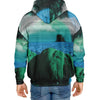 Emerald Canyon Heavy Hoodie - Vaporwave Clothing - Aesthetic Clothing