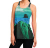 Emerald Canyon Racerback Tank Top - Vaporwave Clothing - Aesthetic Clothing
