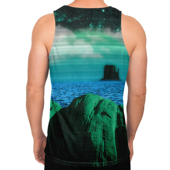 Emerald Canyon Tank Top - Vaporwave Clothing - Aesthetic Clothing