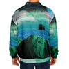 Emerald Canyon Varsity Jacket - Vaporwave Clothing - Aesthetic Clothing