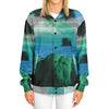 Emerald Canyon Varsity Jacket - Vaporwave Clothing - Aesthetic Clothing