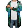 Emerald Canyon Zip Cloak - Vaporwave Clothing - Aesthetic Clothing