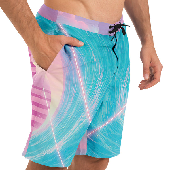 Grid Tide Board Shorts
