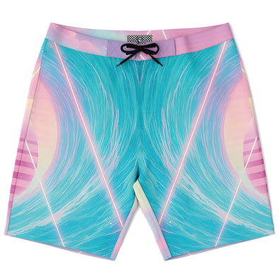 Grid Tide Board Shorts