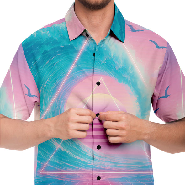 Grid Tide Button Down Shirt