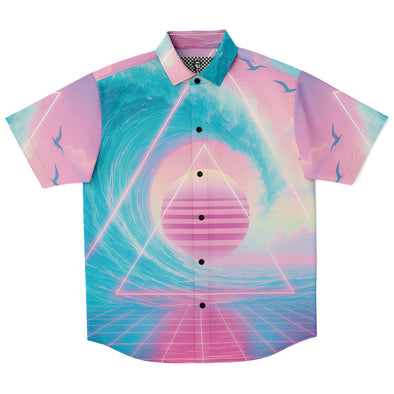 Grid Tide Button Down Shirt