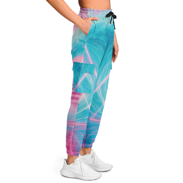 Grid Tide Cargo Joggers