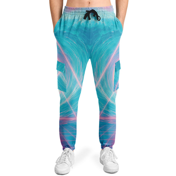 Grid Tide Cargo Joggers