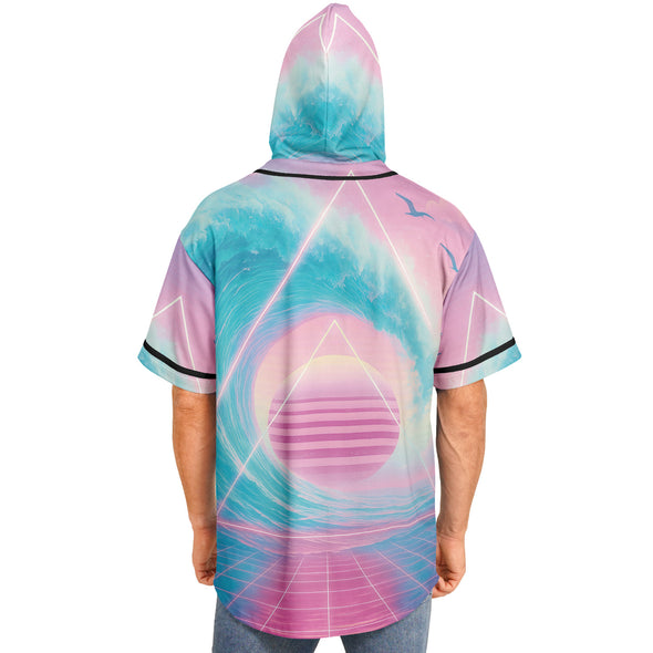 Grid Tide Hooded Jersey