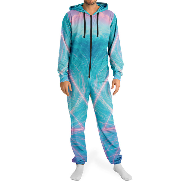 Grid Tide Jumpsuit