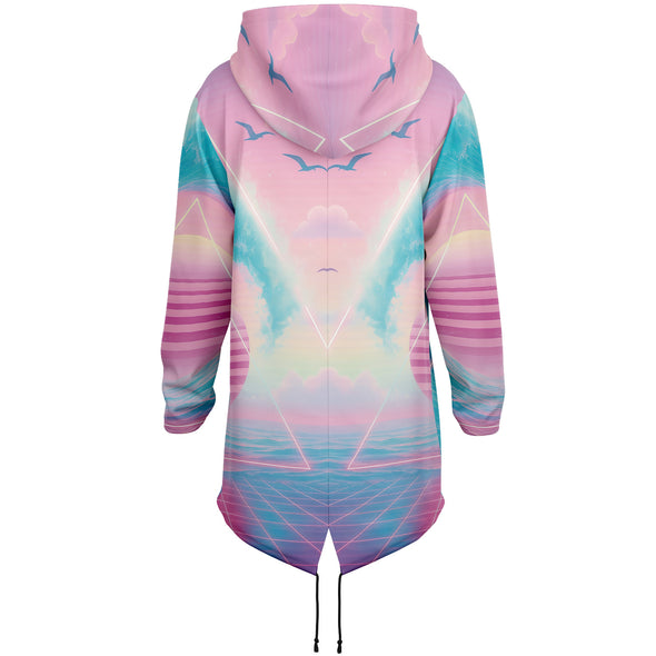 Grid Tide Longline Hoodie