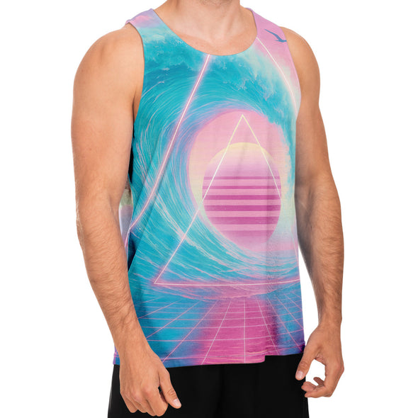 Grid Tide Tank Top