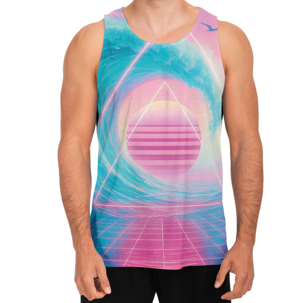 Grid Tide Tank Top